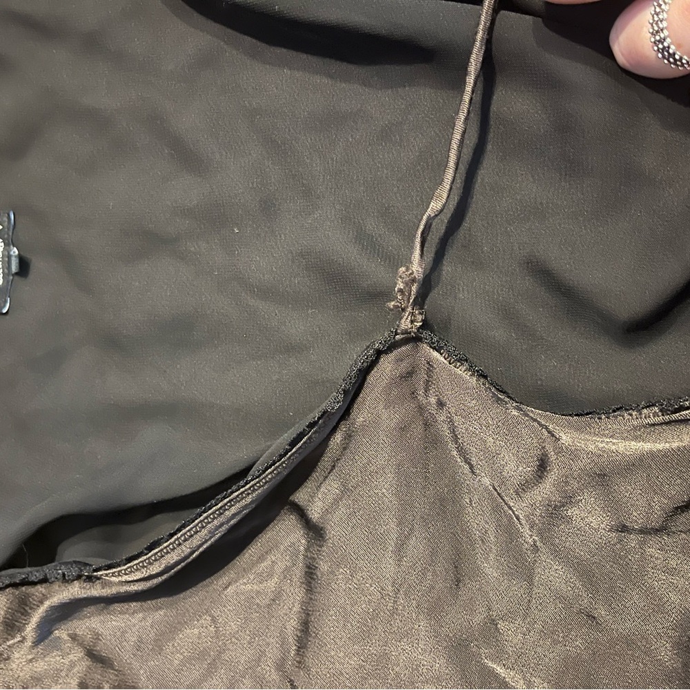 Zara Silky Front Tie Top - Picture 3 of 4